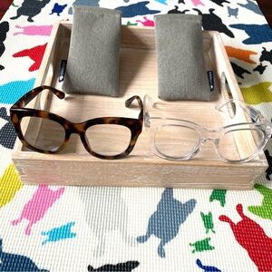 2 Peepers Readers Center Stage Progressive Reading Glasses +2.50 Tortoise Clear